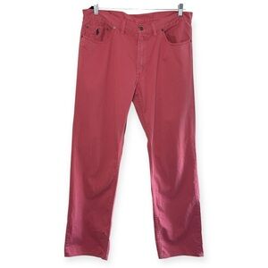 POLO RALPH LAUREN Men’s Deep Salmon 650 Straight Casual Pant, 36/32